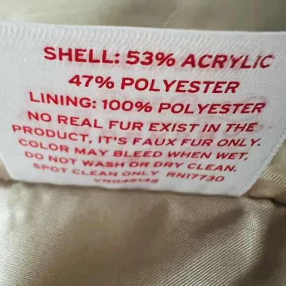 Wondershop Faux Fur Cape - Gray and Brown - Picture 8 of 8